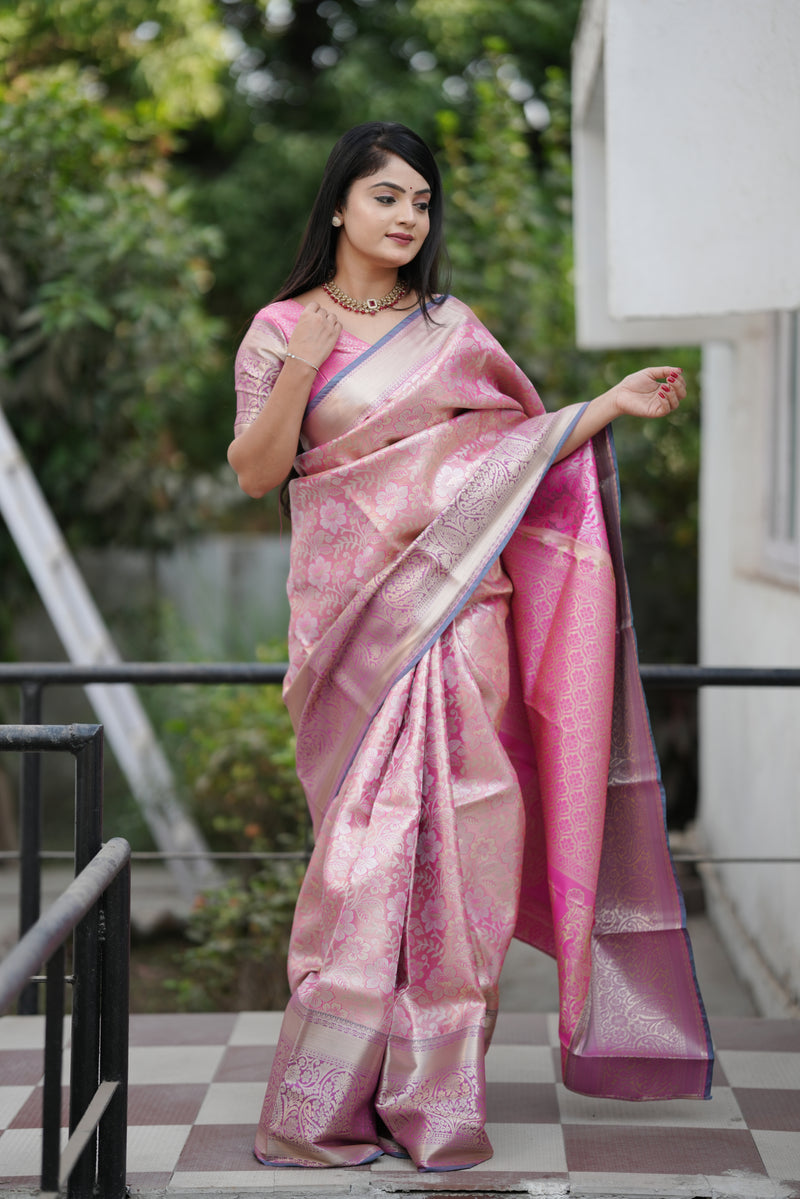 Royal Kanjivaram Silk Sarees Pink
