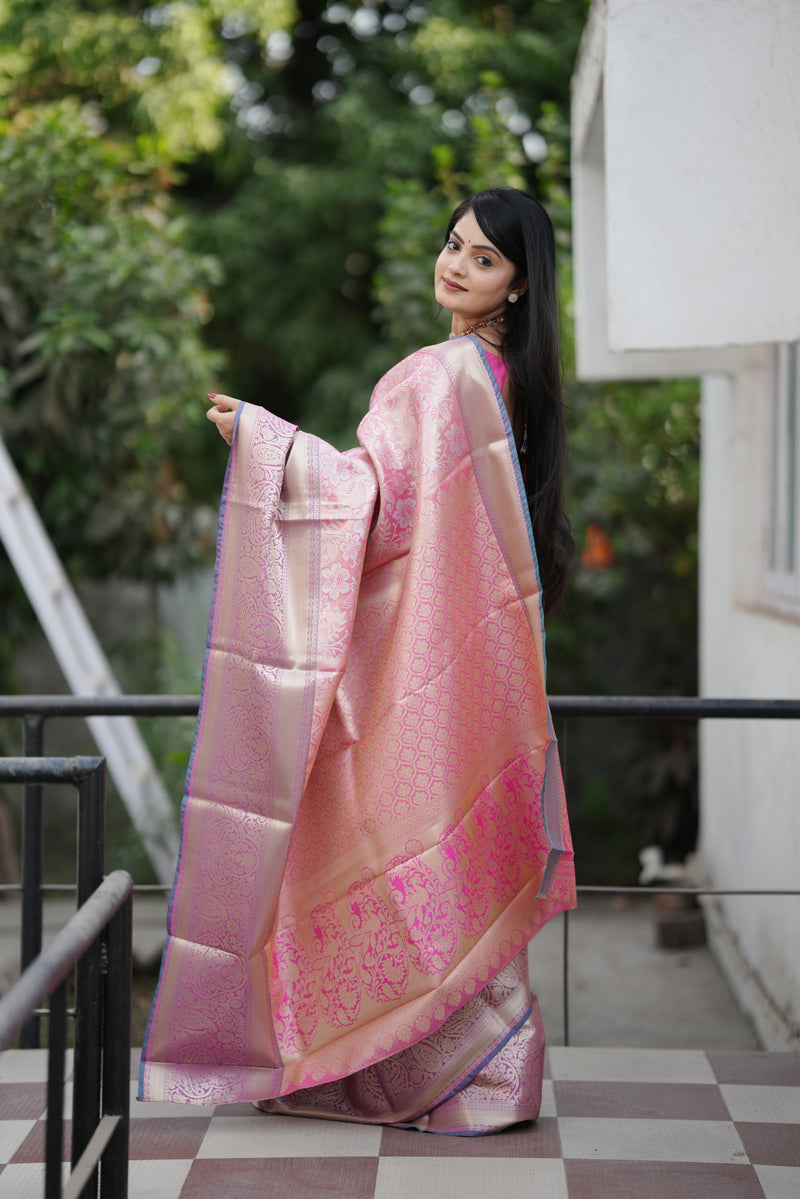 Royal Kanjivaram Silk Sarees Pink
