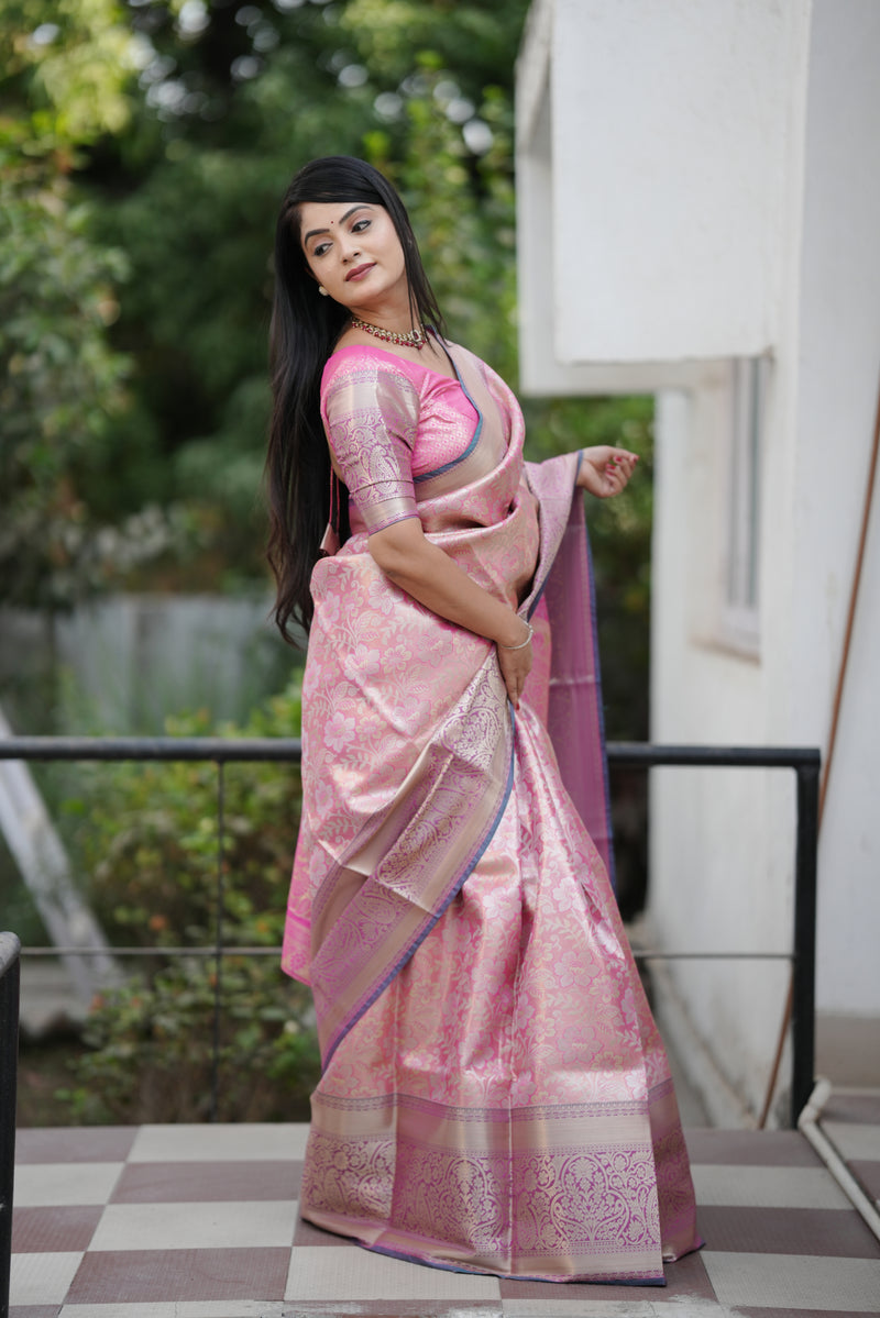 Royal Kanjivaram Silk Sarees Pink
