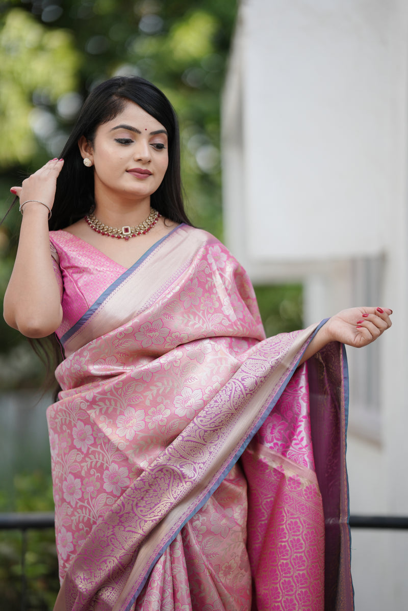 Royal Kanjivaram Silk Sarees Pink