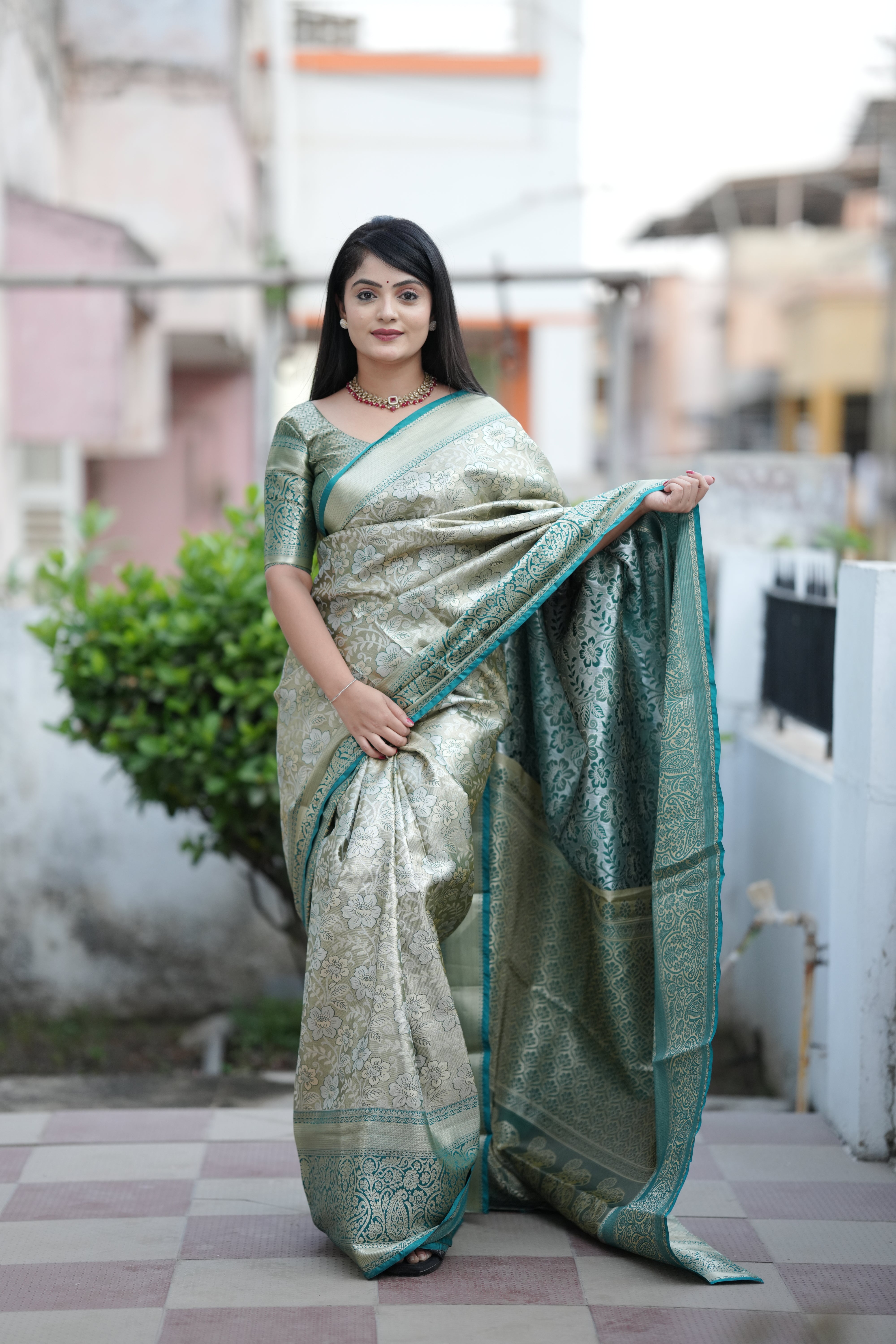 Royal Kanjivaram Silk Sarees Green