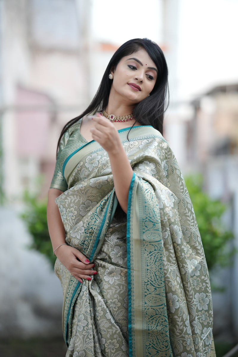 Royal Kanjivaram Silk Sarees Green