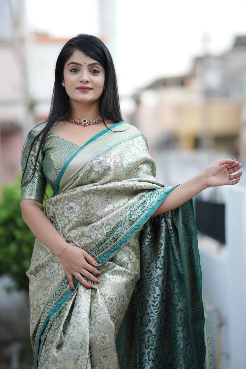 Royal Kanjivaram Silk Sarees Green