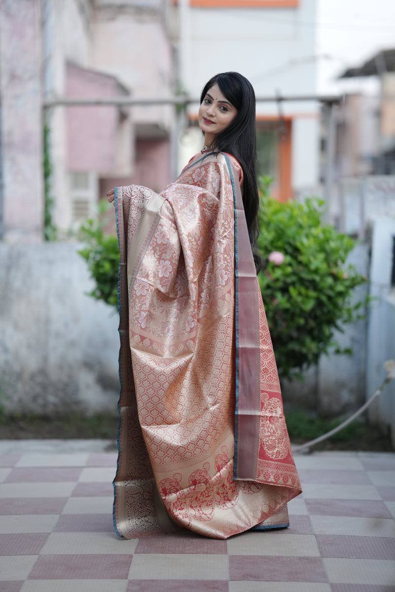Royal Kanjivaram Silk Sarees Orange