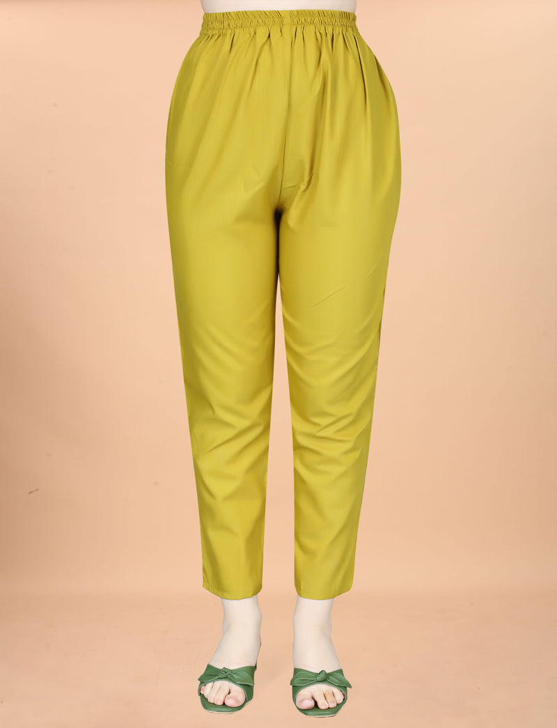Cotton Blend Yellow Kurta Set with Dupatta