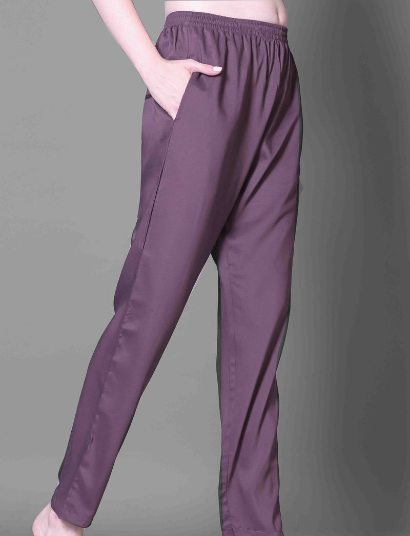 Embroidered Lavender Kurta Set with Dupatta